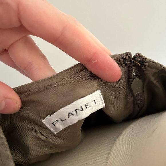 Vintage Silk Linen Blend Dress - Picture 6 of 7